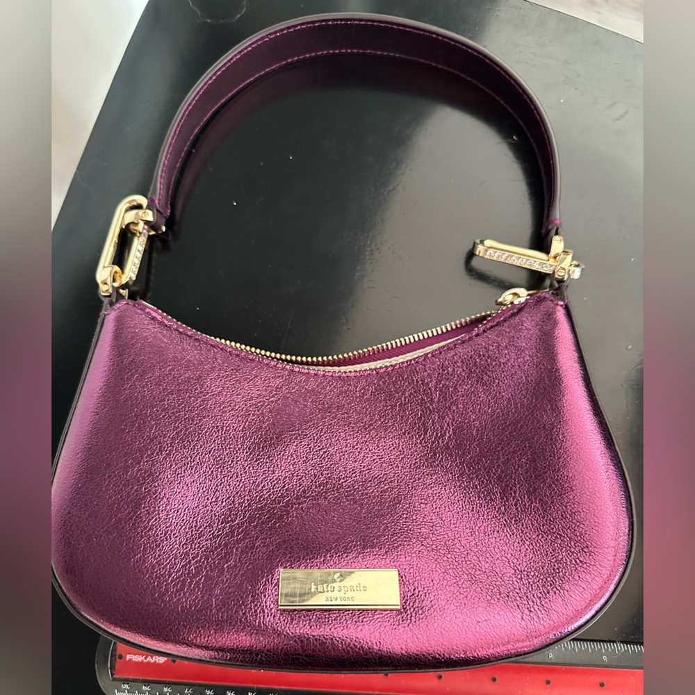 Dark raspberry Nina shoulder KateSpade bag